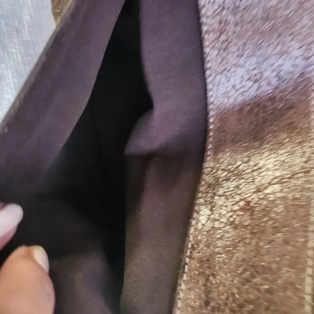Prune real leather